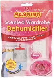 AAH Everyday Hanging Wardrobe Dehumidifier Rose 180G-Designed to absorb excess moisture and eliminate musty odors, this hanging dehumidifier is perfect for wardrobes, closets, lockers, or storage