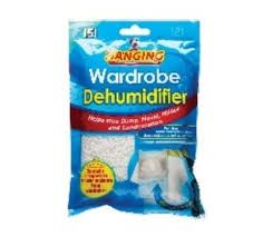 AAH Everyday Hanging Wardrobe Dehumidifier Ocean 180G-Designed to absorb excess moisture and eliminate musty odors, this hanging dehumidifier is perfect for wardrobes, closets, lockers, or storage