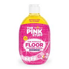 The Pink Stuff - The Miracle Floor Cleaner Spray (750ml)Bursting with our signature fresh rhubarb scent, The Pink Stuff Miracle Floor Cleaner Spray leaves floors sparkling clean and shiny and dry.