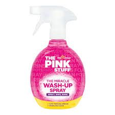 THE PINK STUFF WASH UP SPRAY 500ML-multipurpose cleaning solution designed to tackle tough grease, grime, and stains. Formulated for everyday use, it is gentle yet effective on a variety of surfaces