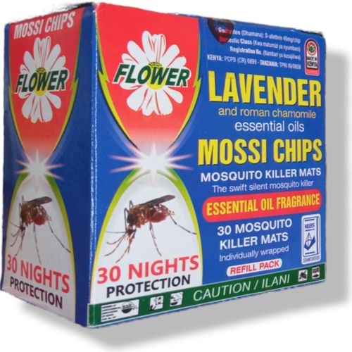Refill Flower Mossi Chips -30 Individual chips in 5 different fragrances to choose from-Simply replace with a new MOSSI CHIP each night. Mosquito chips are considered inert. No explosion hazard.