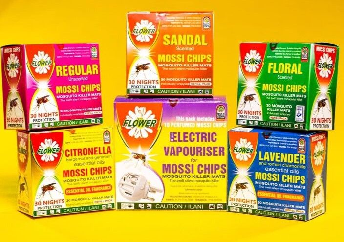 Refill Flower Mossi Chips -30 Individual chips in 5 different fragrances to choose from-Simply replace with a new MOSSI CHIP each night. Mosquito chips are considered inert. No explosion hazard.