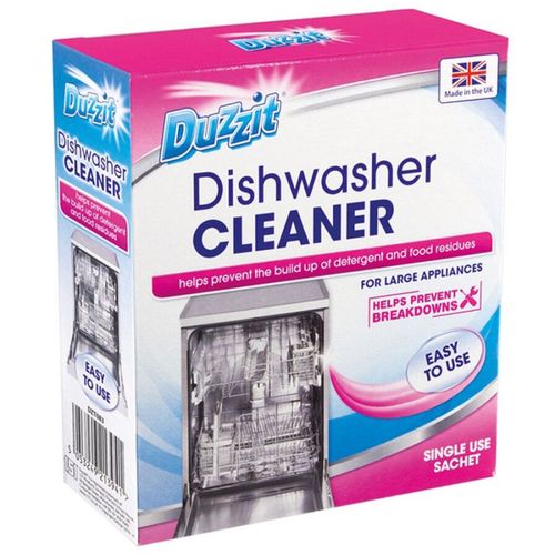 Duzzit Dishwasher Cleaner  Residue  and Odor Remover Single Use Sachet - With its powerful cleaning action, this easy-to-use, single-use sachet is designed specifically for large appliances.