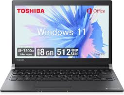 Refurbished TOSHIBA Dynabook R73 13.3-inch Laptop Intel Core i5-7300U 7th Gen 8GB DDR4 256GB SSD Windows 10 Pro HDMI USB Webcam Business Student Laptop