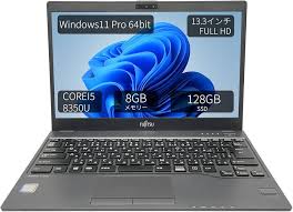 Refurbished FUJITSU U938 Laptop core i5 8th generation 2.7GHz 8GB RAM 256GB SSD 13.3" inch Full HD Display Touchscreen Ultra-Light 2.2lbs Windows 10 Pro HDMI USB Ethernet ports