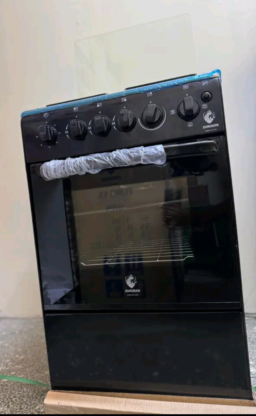 Euroken Cooker New Arrival 3G+1E Electric Oven Free Stand Glass Top Cooker