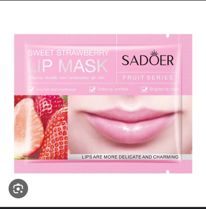 Lips care 3 in 1 package inclusive of lip mask, lip scrub and lip brush