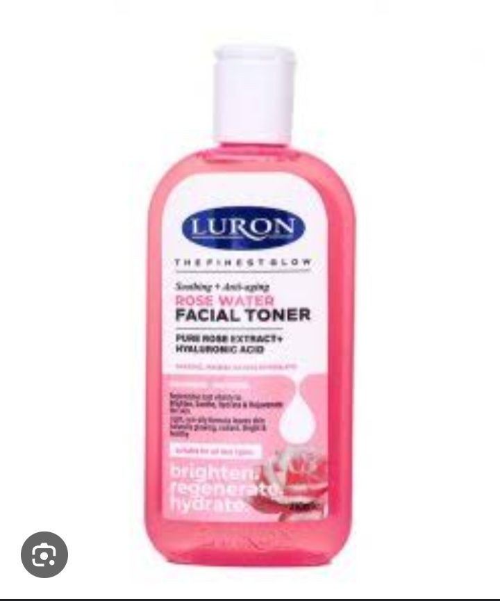 Luron Soothing + Anti-aging Rose Water Facial Toner.