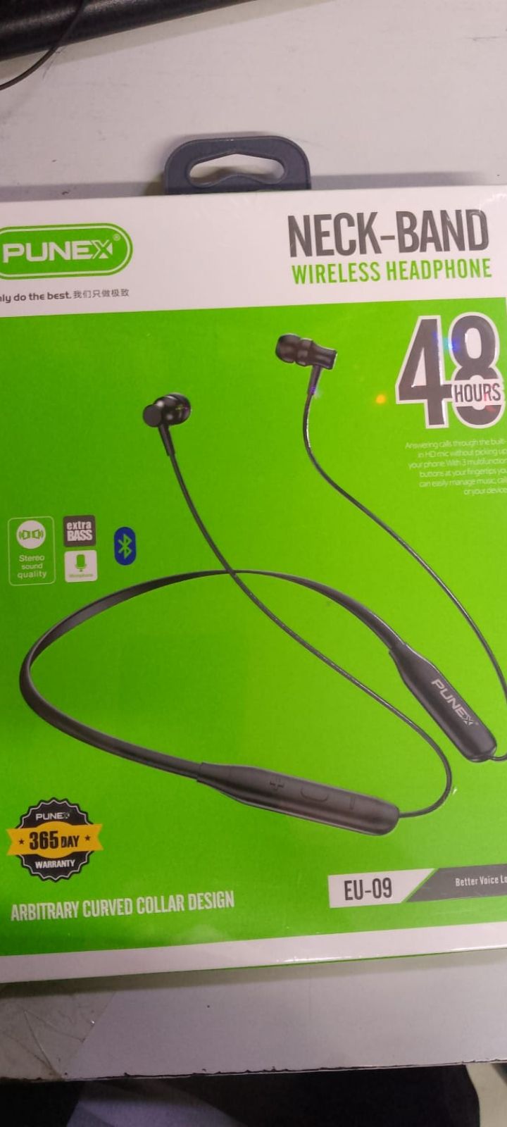 Punex EU-09 Neck-Band Wireless Headphone