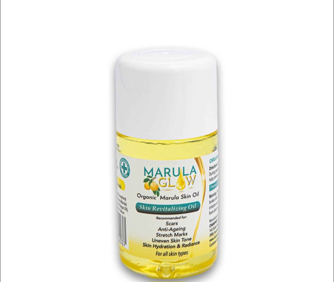 Marula Glow Organic Marula Skin Oil.