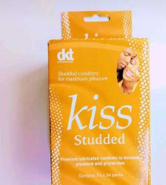 Kiss Studded Condoms 24 pack
