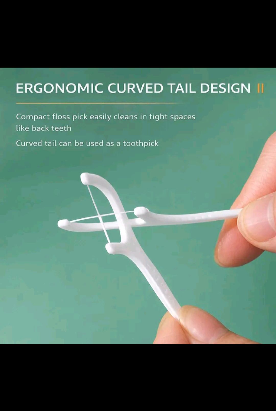 50 pieces Dental floss picks