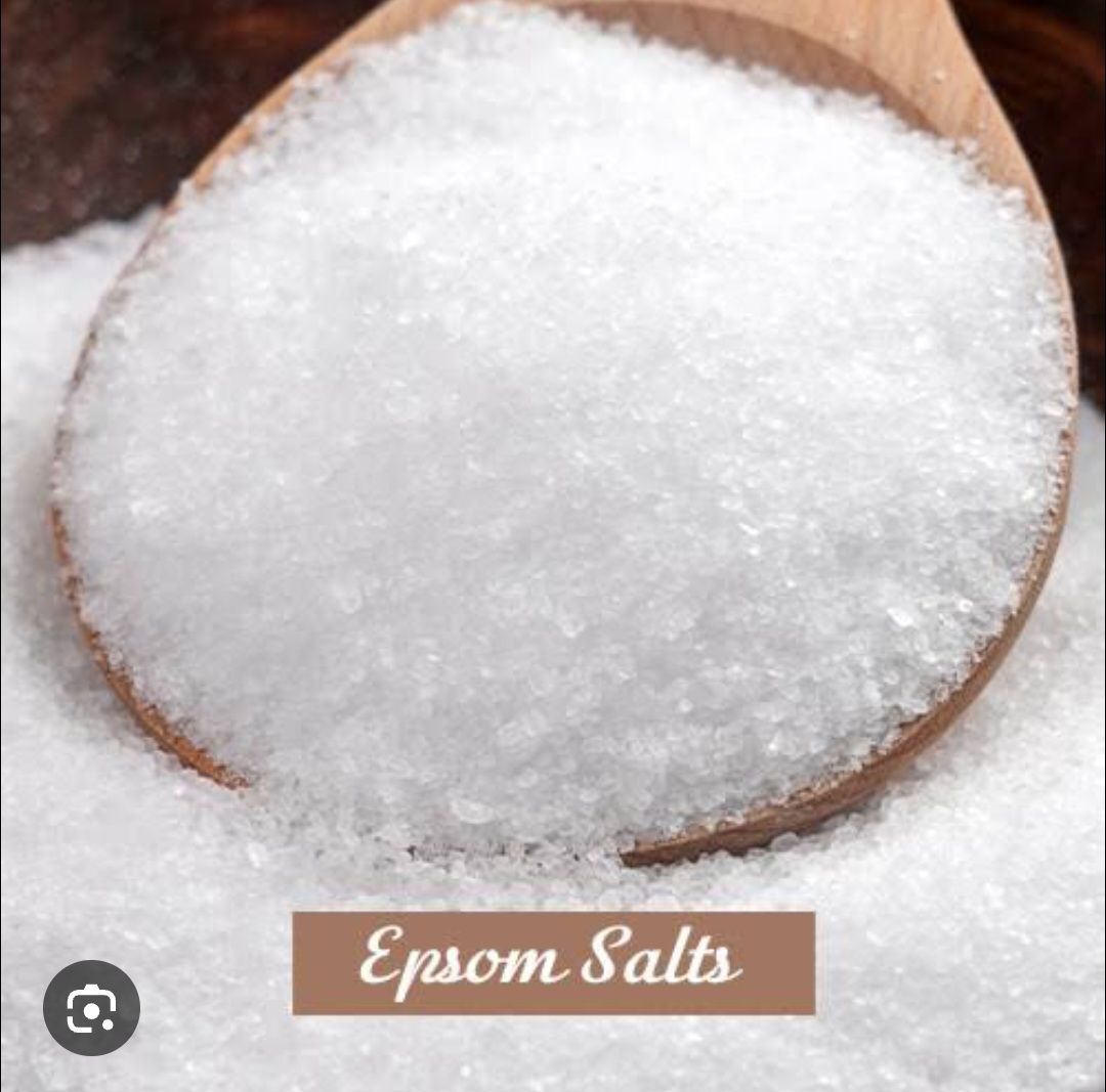 1Kg Epsom Salt for sore muscles, inflammation and aches, softens skin, treats minor cuts and reduces foot odor.
