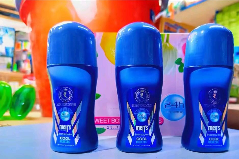 Heaven Dove Men's Cool Kick 24hrs Deodorant roll-ons.