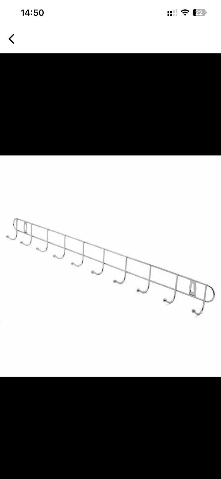 Kitchen Rack With 10 Hooks Wall Hooks Bathroom Door Holder Hanger Towel Holder Key Hooks Kitchen Storage Rack Organizer Kitchen Bath Fixtures