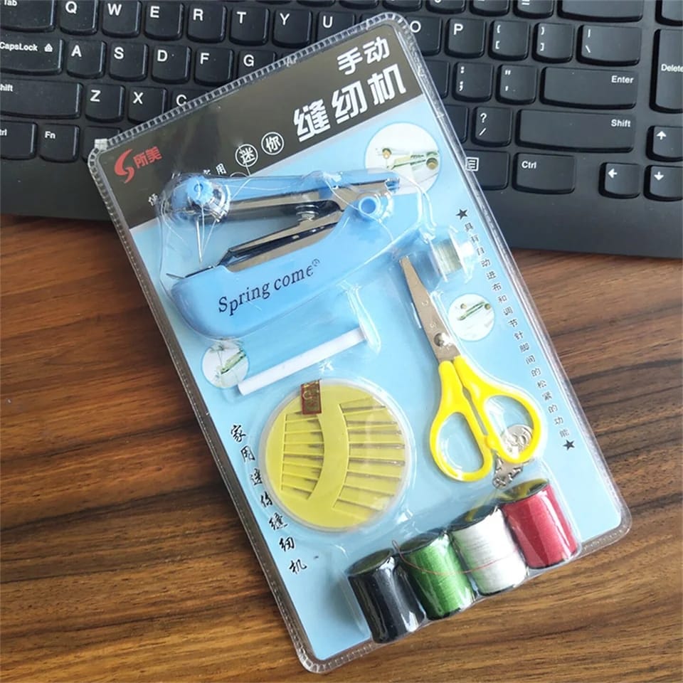 Portable Manual sewing machine set household mini sewing machine
