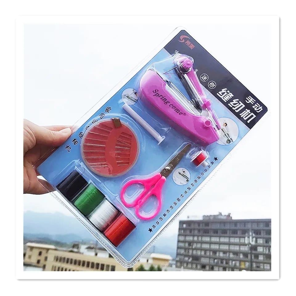 Portable Manual sewing machine set household mini sewing machine