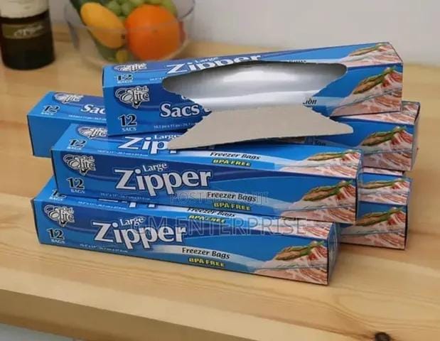 REUSABLE fridge zipper bags,
