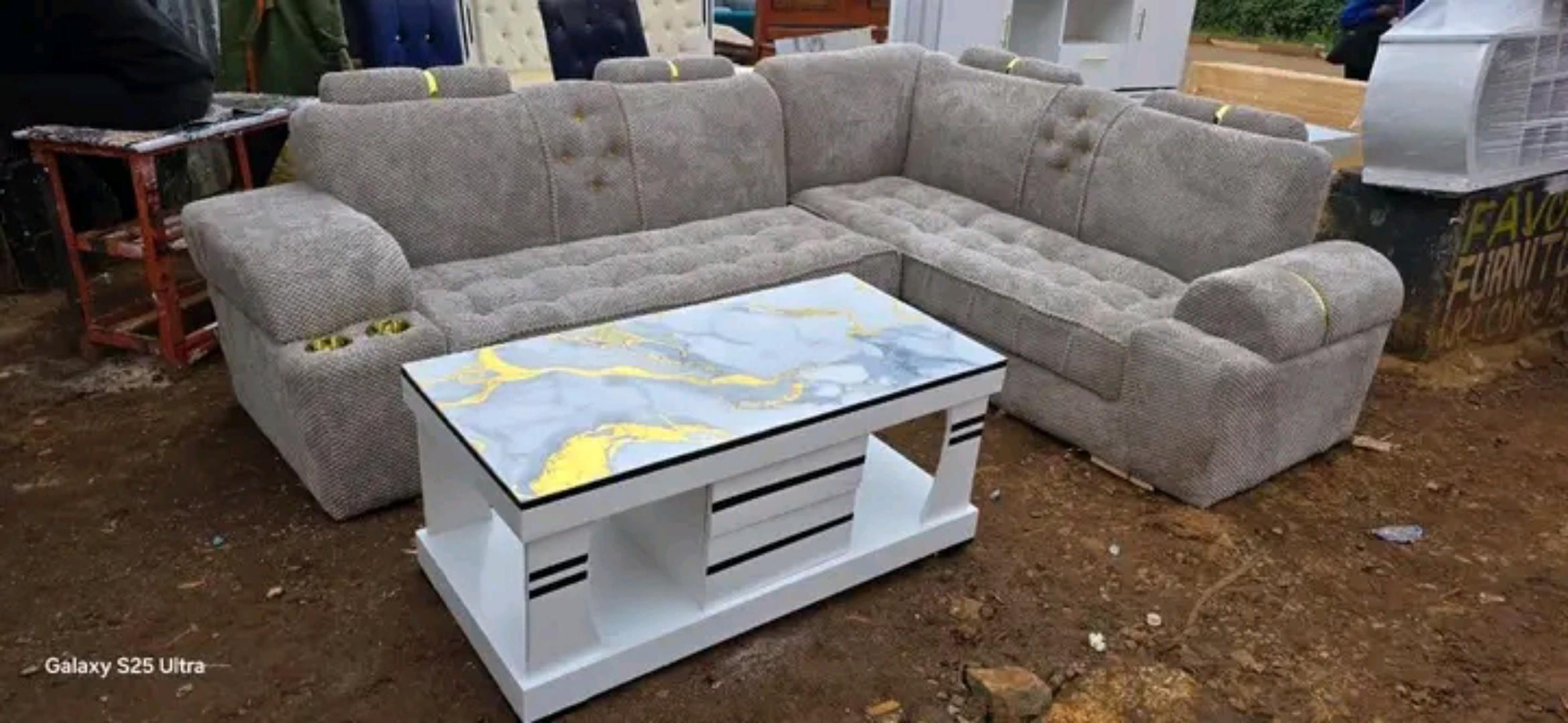 L seat 5 seater and Classic table