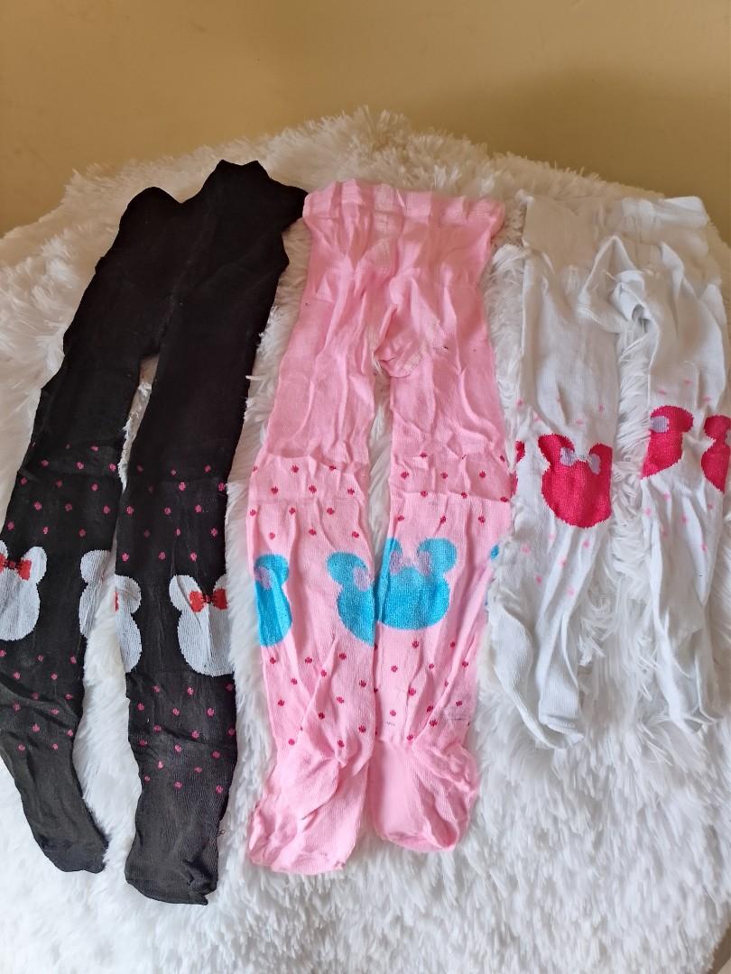 High quality, 2 pairs, cotton girls white & floral stockings, tights at Best price. Girls stockings. Girls leggings. Girls tights.  NEWBORN TO 3 YEARS.