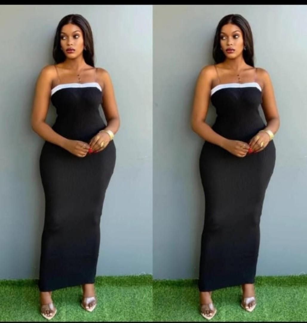 Women Ladies Maxi dress. Black Maxi dress. Bandage dress.  Casual wear dress. Daily wear dress. Fashionable party dress. Birthday gift. Ladies gift.