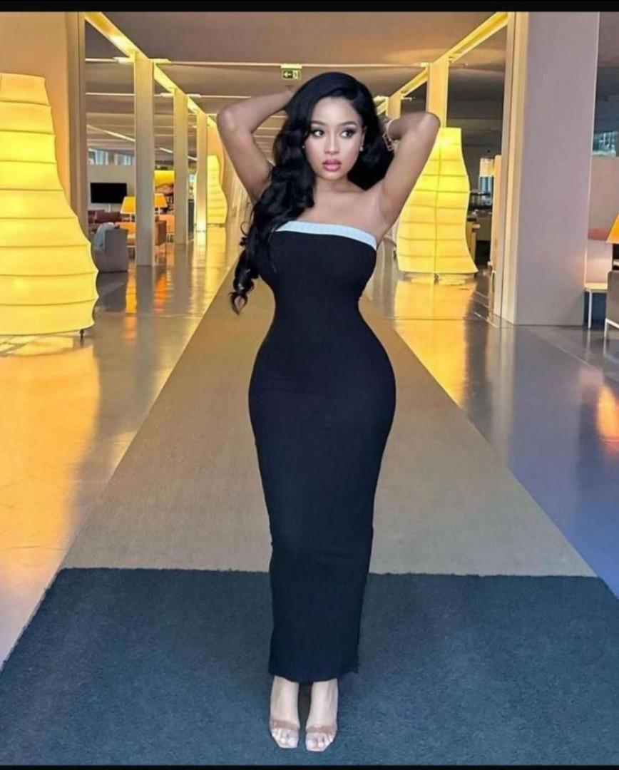 Women Ladies Maxi dress. Black Maxi dress. Bandage dress.  Casual wear dress. Daily wear dress. Fashionable party dress. Birthday gift. Ladies gift.