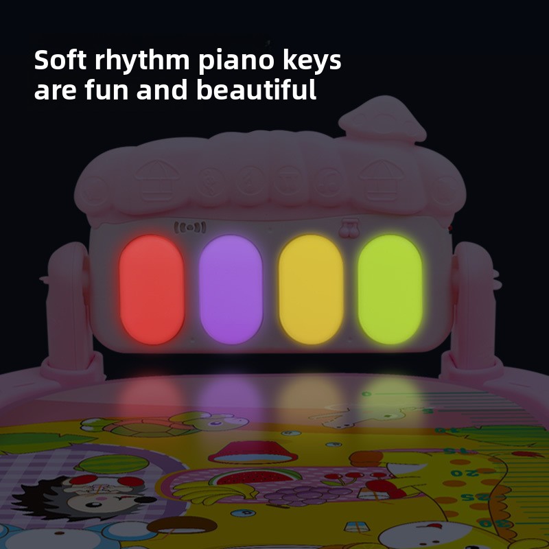 NEW! UNIQUE! Baby Play Gym Mat Baby Musical Mat with Pedal Piano. Multi-functional Activity, Sleeping Game mat. Baby Tummy time mat. developmental toys. Educational toys. baby shower gifts.