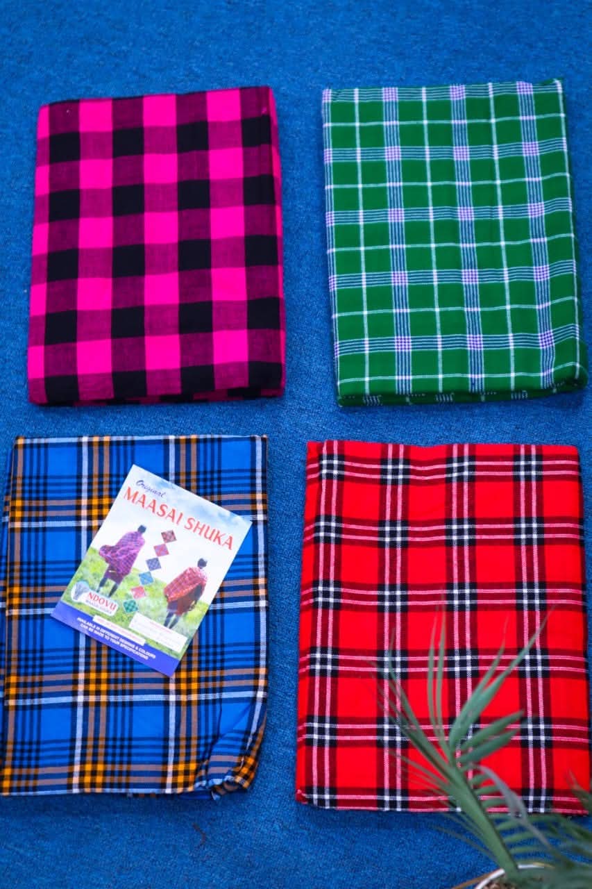 Heavy quality African Maasai Shuka. Maasai Leso.