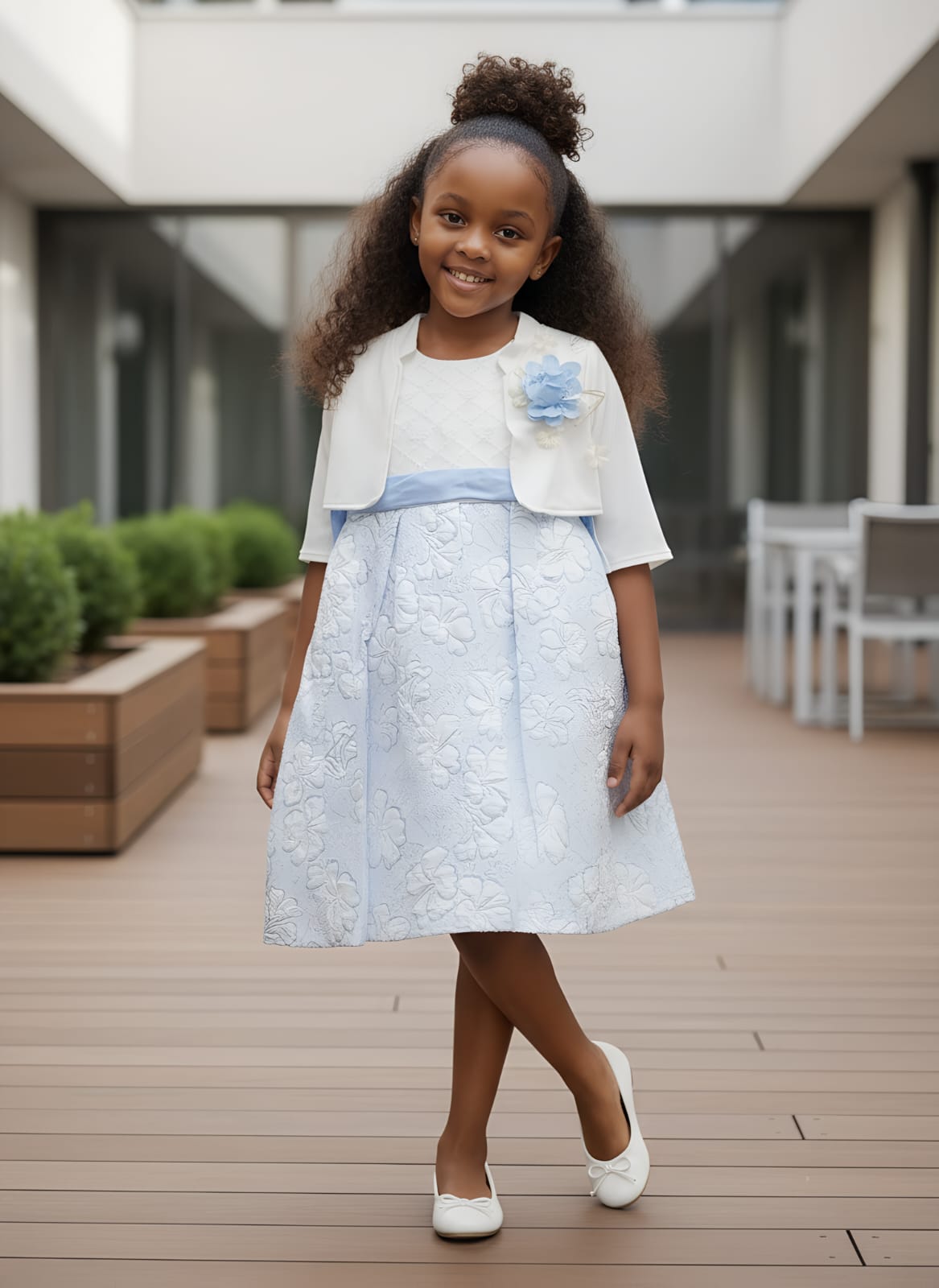 Affordable Baby girl dresses. kids dresses. princess dresses. Quality girls dresses. latest fashionable dresses. 2 pcs dress comes with a dress and coat. layered with a quality mesh.