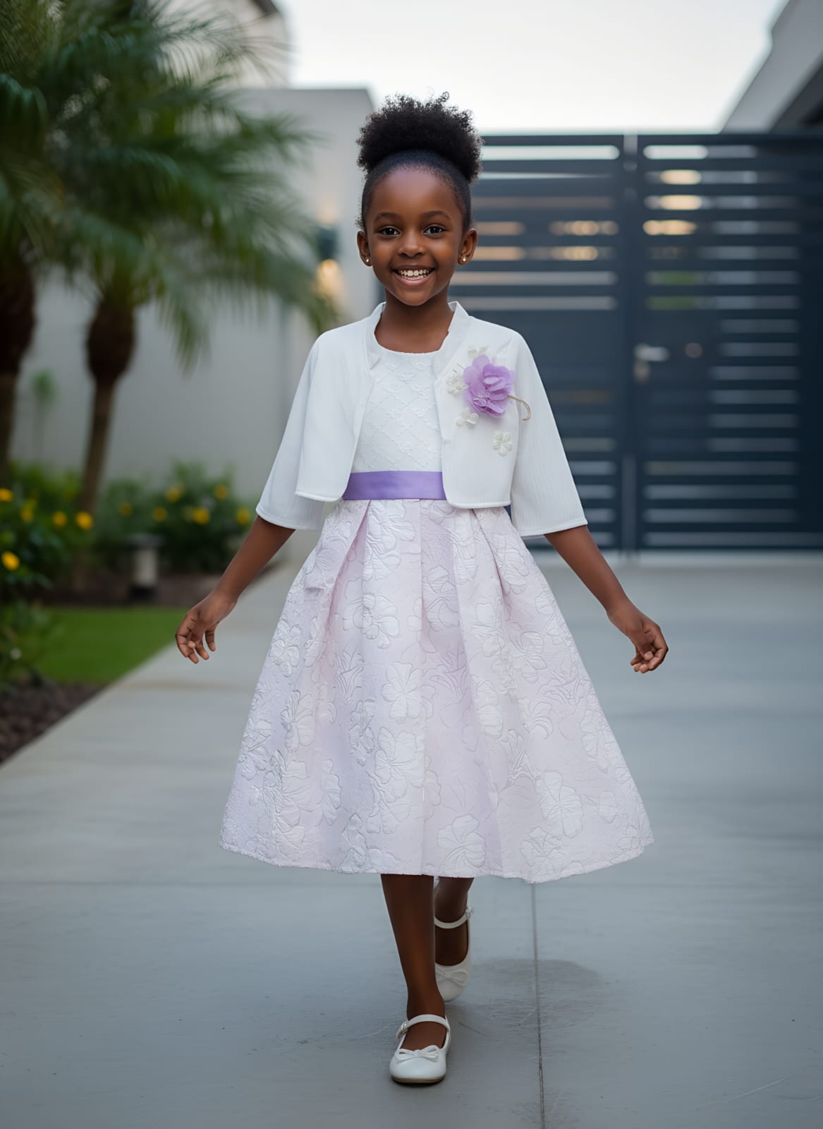 Affordable Baby girl dresses. kids dresses. princess dresses. Quality girls dresses. latest fashionable dresses. 2 pcs dress comes with a dress and coat. layered with a quality mesh.