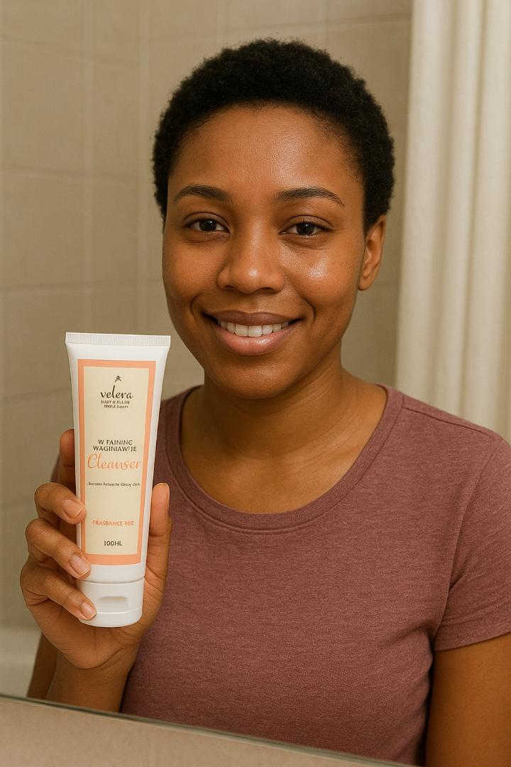 Velora Body Essentials Vitamin C + Niacinamide Brightening Face Cleanser – Deep Cleansing Gel for Glowing, Even-Toned Skin | Hydrating & Gentle Facial Wash for All Skin Types by Velora Body Essentials