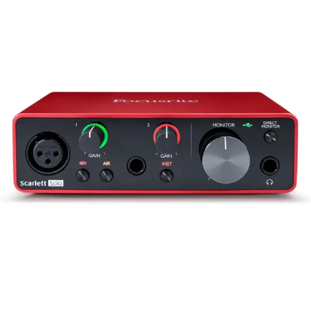 Focusrite scarlett solo soundcard 4th Gen