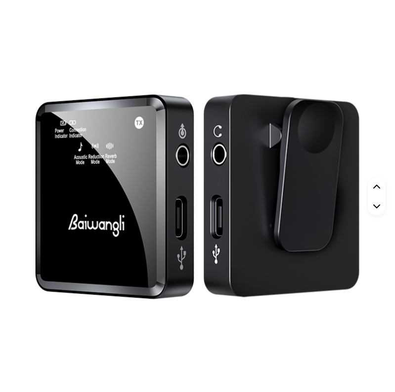 SX39 Professional Wireless Lapel Microphone Lavalier Microphone for Android and IOS Phone Camera Laptop Recording Video