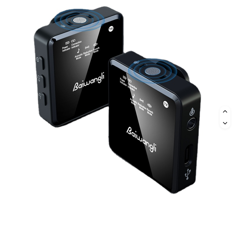 SX39 Professional Wireless Lapel Microphone Lavalier Microphone for Android and IOS Phone Camera Laptop Recording Video