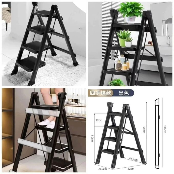 5 Steps Household Folding Ladder with Exceptional Durability and Strength