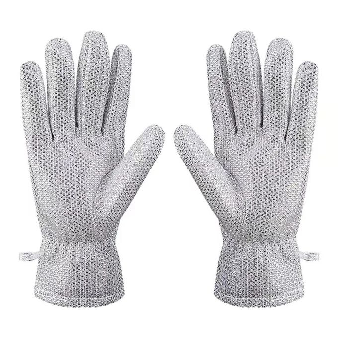 Magic Steel Wire Cleaning Gloves Household Dishwashing Gloves