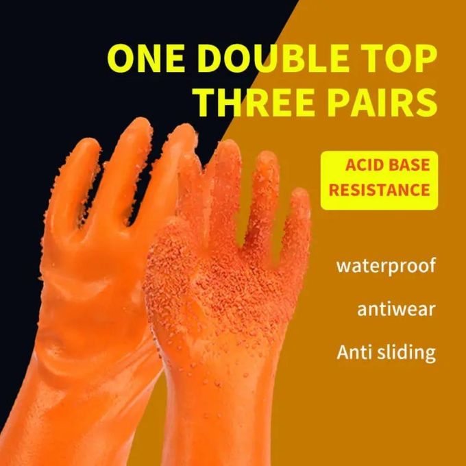 A Pair Of Non-Slip Hard silicone Latex Studded Gloves