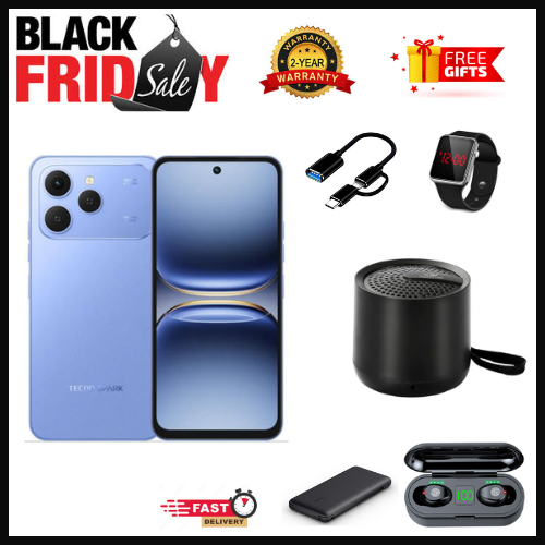 NEW MONTH OFFERS🔥🔥 BRAND NEW TECNO SPARK 40, 6.67'' HD+, UP To 256GB ROM+ 16GB RAM (Dual Sim) 50MP, 5200 MAh super charging and support Side Fingerprint Smartphone