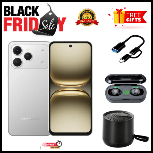 NEW MONTH OFFERS🔥🔥 BRAND NEW TECNO SPARK 40, 6.67'' HD+, UP To 256GB ROM+ 16GB RAM (Dual Sim) 50MP, 5200 MAh super charging and support Side Fingerprint Smartphone