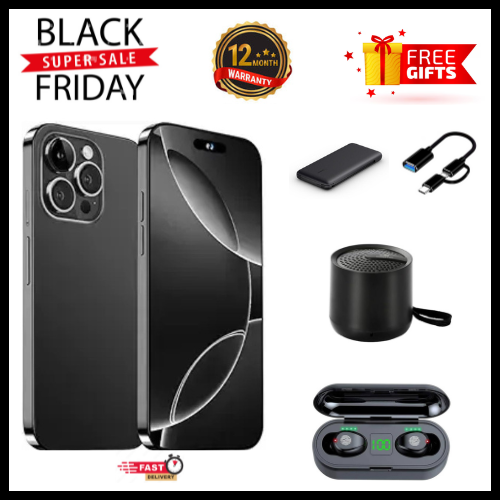 CORN C16 PRO MAX 6.6" STORAGE ROM 64GB RAM 5GB STRONG BATTERY 5000 mAh DOUBLE SIM CARD SMART PHONE ON OFFER FINGERPRINT FACE