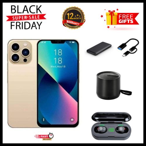 CORN C16 PRO MAX 6.6" STORAGE ROM 64GB RAM 5GB STRONG BATTERY 5000 mAh DOUBLE SIM CARD SMART PHONE ON OFFER FINGERPRINT FACE