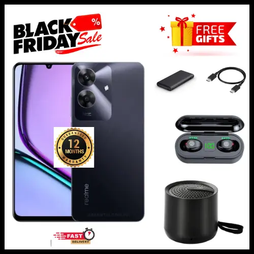 BLACK FIDAY DISCOUNT🔥🔥🔥 BRAND NEW REALME NOTE 60x 6.74" IPS LCD Display, 3GB/4GB RAM+ 64GB/128GB ROM, 5000mAh, Android 14, 8MP Rear & 5MP Front Camera, Dual SIM, Fingerprint (side-mounted)
