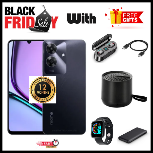 BLACK FIDAY DISCOUNT🔥🔥🔥 BRAND NEW REALME NOTE 60x 6.74" IPS LCD Display, 3GB/4GB RAM+ 64GB/128GB ROM, 5000mAh, Android 14, 8MP Rear & 5MP Front Camera, Dual SIM, Fingerprint (side-mounted)