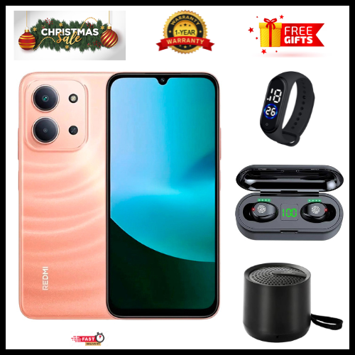 BLACK FRIDAY DEALS🔥🔥! REDMI 15C 256/128GB ROM + 8GB/16 RAM EXPANDABLE 6.9'' LCD 50MP Main Camera 8MP selfie camera 6000mAh 33W Fast Charger Android 15 Side Fingerprint -Smartphones