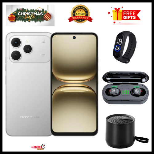 NEW MONTH OFFERS🔥🔥 BRAND NEW TECNO SPARK 40, 6.67'' HD+, UP To 128GB ROM+ 4GB RAM (Dual Sim) 50MP, 5200 MAh super charging and support Side Fingerprint Smartphone