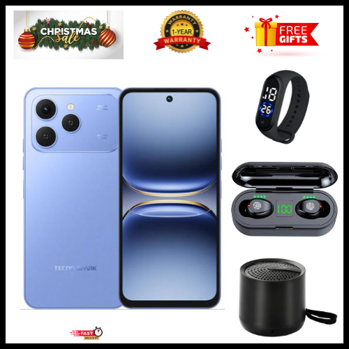 NEW MONTH OFFERS🔥🔥 BRAND NEW TECNO SPARK 40, 6.67'' HD+, UP To 128GB ROM+ 4GB RAM (Dual Sim) 50MP, 5200 MAh super charging and support Side Fingerprint Smartphone