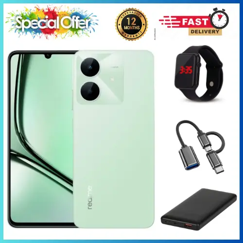 NEW ARRIVALS🔥🔥🔥 BRAND NEW REALME NOTE 60x 6.74" IPS LCD Display, 3GB/4GB RAM+ 64GB/128GB ROM, 5000mAh, Android 14, 8MP Rear & 5MP Front Camera, Dual SIM, Fingerprint (side-mounted)