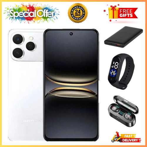 NEW MONTH OFFERS🔥🔥 BRAND NEW TECNO SPARK 40, 6.67'' HD+, UP To 128GB ROM+ 4GB RAM (Dual Sim) 50MP, 5200 MAh super charging and support Side Fingerprint Smartphone