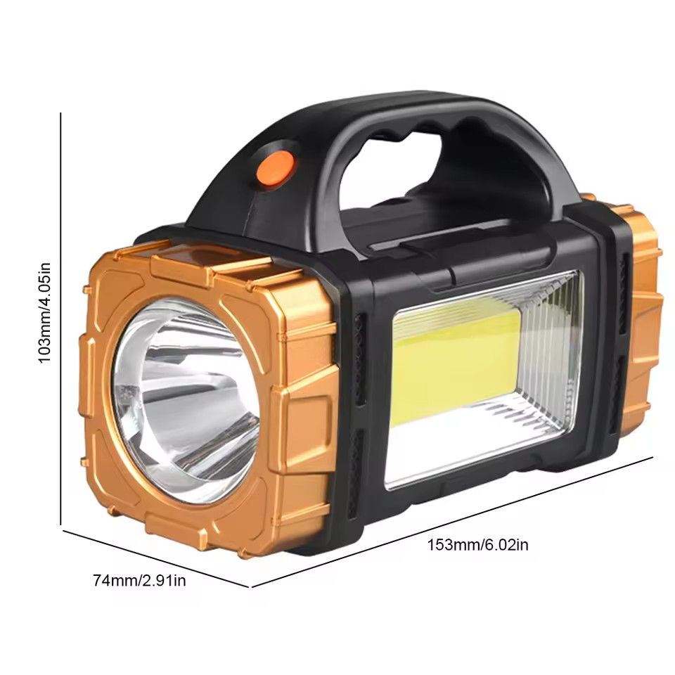 LED Camping Torch High Power Rechargeable Led Flashlights Lightweight Portable Hand Lantern Lighting Mode for Outdoor Lighting