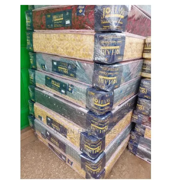 🔥(On offer)🔥 Johari 8-Inch Orthopedic Fibre Mattress & FREE 2-Pack Pillows ,Supportive & Breathable | Back Care Comfort | Quilted Soft Cover | Heavy Duty | Modern Design | 24-Month Warranty